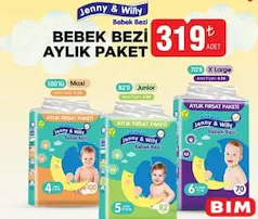 JENNY&WİLLY BEBEK BEZİ ÇEŞİTLERİ